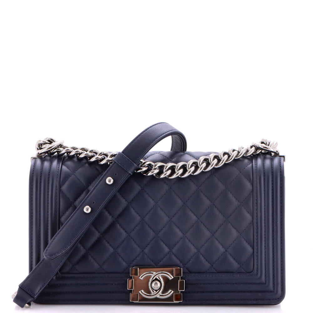 Chanel Boy Flap Bag Quilted Calfskin #350823C43B